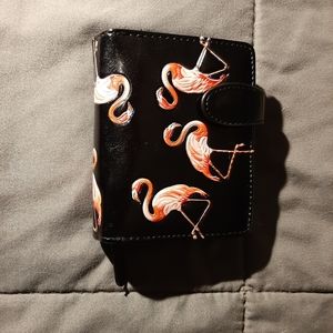 Shag Wear small flamingo wallet